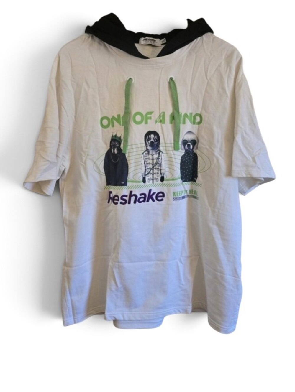 Reshake Chinese Streetwear Harajuku Style One Of A Kind Hooded Shirt
